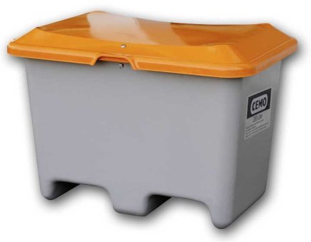 Container for winter sprinkles 200 l - with opening, with pockets