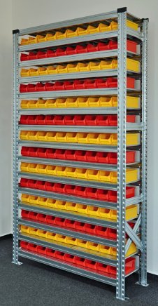 Rack with plastic boxes 877851019_VAR_5 - 2