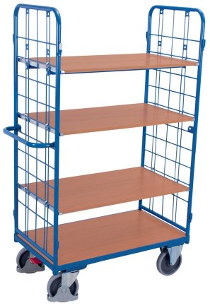 Shelf trolley with two wire fillings sw-500.236, sw-600.236, sw-700.216, sw-800.216 (4 models)