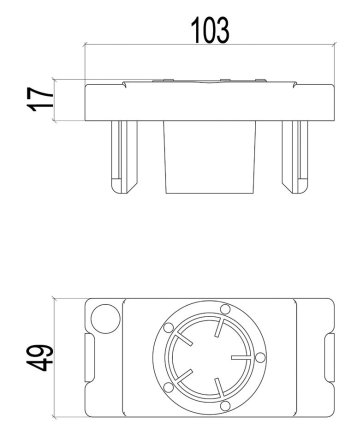 Holder of NC tools MK 3, size E1 - 1