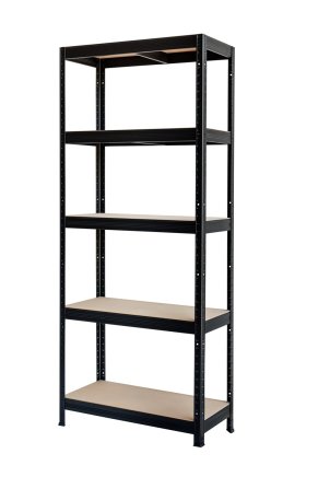 Screwless shelf rack Futur 200 1800x1200x450mm black