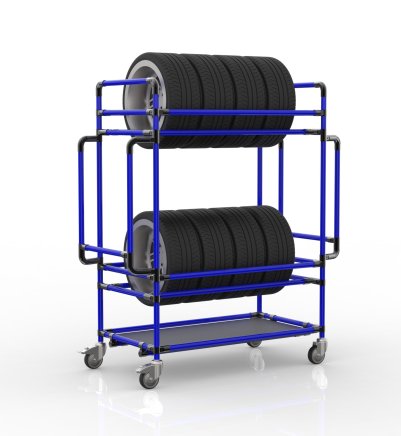 Mobile tire rack 24082636 - 3