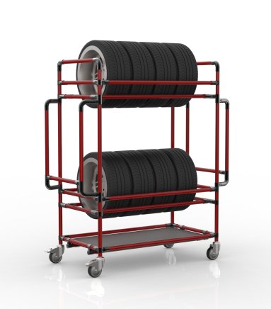 Mobile tire rack 24082636 - 2