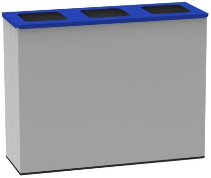 Metal waste bin KOS 1296 complete - 2