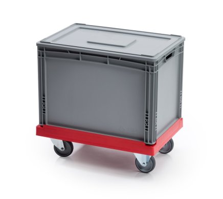 Undercarriages for HL crates - 2 swivel wheels - 5