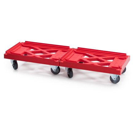 Undercarriages for HL crates - 2 swivel wheels - 4