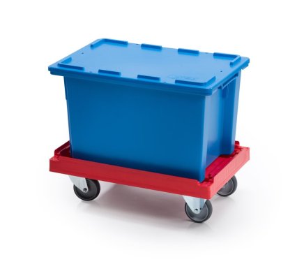 Undercarriages for HL crates - 2 swivel wheels - 6