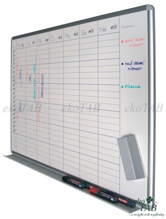 Weekly planning board (2 models) - 2