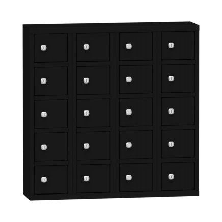 Metal cabinet with 20 lockable boxes - 4