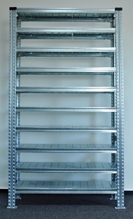 Screwless shelf rack 1972 x 1124 x 330 mm