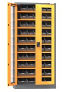 ESD cabinet with plastic boxes UK1-B21SESD