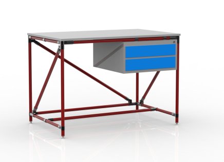 Workshop table with container with two drawers 24040531 (3 models)