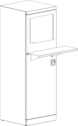 Computer cabinet SmK 2 - 2