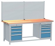 Workshop table with containers, set DPJ 203