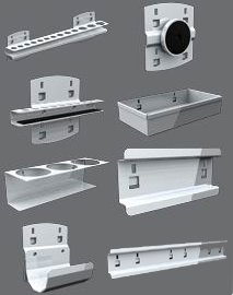 Bracket set for Q-system QDN 5002