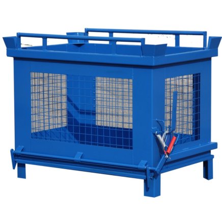 Container with a hinged mesh bottom type 4021 - 2