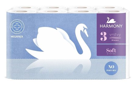 Harmony Soft toilet paper 3 x 16 pieces