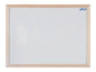 One-piece magnetic board, wooden frame 60 x 90 cm