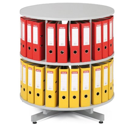 Revolving filing cabinets - 2 floors - 3