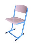 Height-adjustable student chair Denis