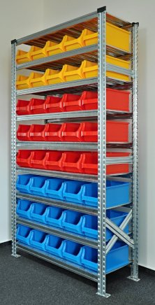 Rack with plastic boxes 877851017_VAR_7 - 1