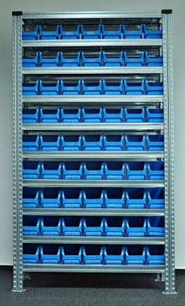 Rack with plastic boxes 877851018_VAR_3