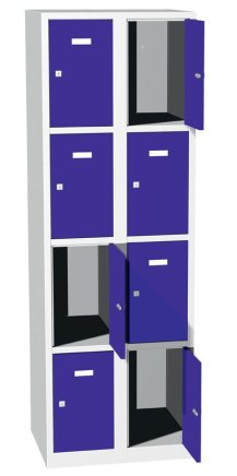 Metal cabinet with lockable boxes type A8234 - 5