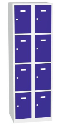 Metal cabinet with lockable boxes type A8234