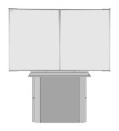 Three-part ceramic board for writing with a marker - TRIPTYCH (3 models)