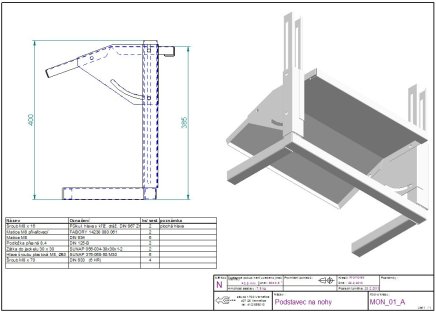 Footrest MON 01A - 1