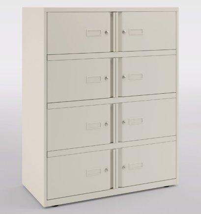 Bisley Essentials Box Cabinet 1300 x 800/1000 x 470mm - 1