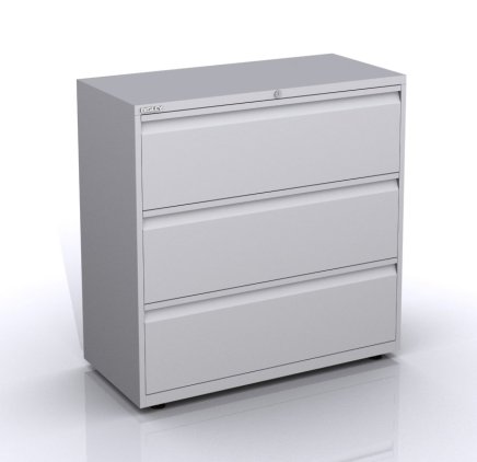 Three-drawer metal filing cabinet SYC10/0/3