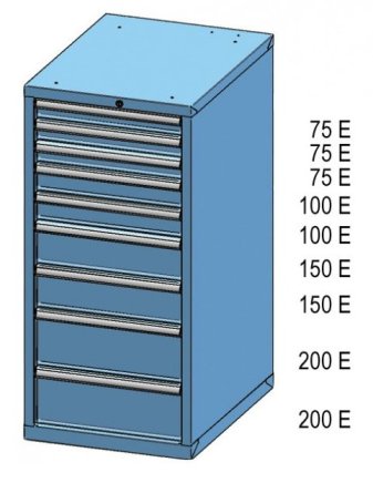 Drawer cabinet ZE 120-4 - 2