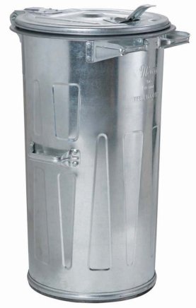 Dustbin made of galvanized sheet 1008