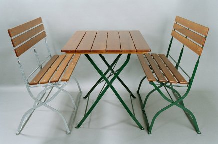 Garden set - 2x Berta bench, 1x Klasik table