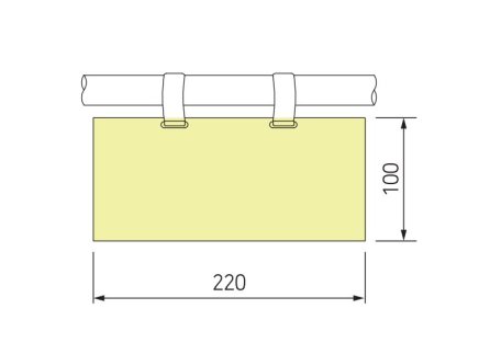 Hanging label pocket NP-0220 - 2