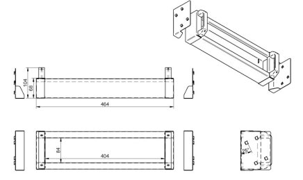 Plastic bed carrier NCV KAS 02 - 2