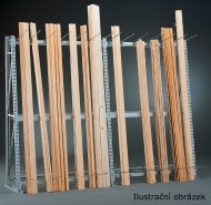 Vertical storage rack MINI-RACK basic (6 models)