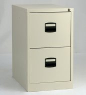 Bisley A4CC2H1A two-drawer filing cabinet