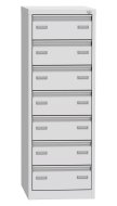 Seven-drawer filing cabinet for A6 format KAR 62C7