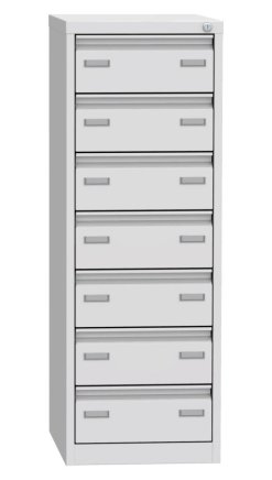 Seven-drawer filing cabinet for A6 format KAR 62C7