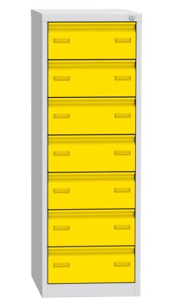 Seven-drawer filing cabinet for A6 format KAR 62C7 - 6