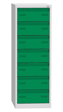 Seven-drawer filing cabinet for A6 format KAR 62C7 - 3