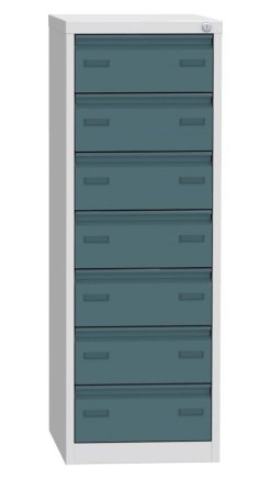 Seven-drawer filing cabinet for A6 format KAR 62C7 - 2