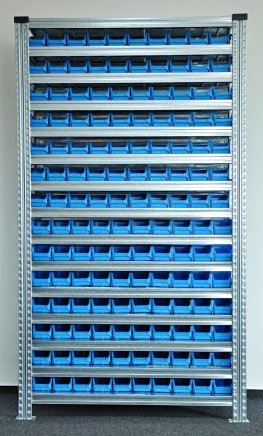 Rack with plastic boxes 877851019_VAR_2