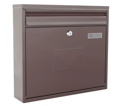 Mailbox Teramo brown