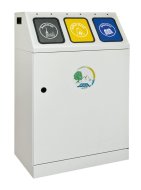 Waste bin for sorted waste TRIPLEX