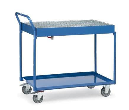 Table trolley with catch basin and drain tap type 2722