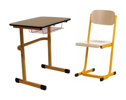 Student set Junior - 1x table, 1x chair (2 models)