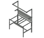 Base for height-adjustable antistatic table SPEX189